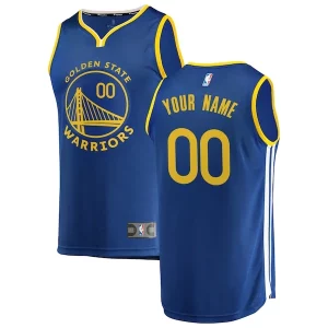 Ottimo Fantastico Golden State Warriors Youth 2019/20 Fast Break Custom Replica Jersey Royal Icon Edition