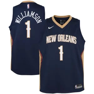 Stupendo Zion Williamson New Orleans Pelicans Nike Youth Swingman Jersey Icon Edition Navy/White