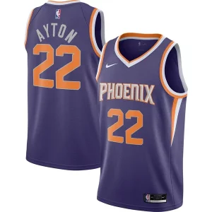 Duraturo Versatile Sofisticato Deandre Ayton Phoenix Suns Nike 2020/21 Swingman Player Jersey Icon Edition Purple