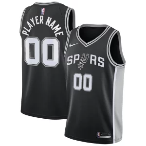 Cool Pratico Incantevole San Antonio Spurs Nike Swingman Custom Jersey Black Icon Edition