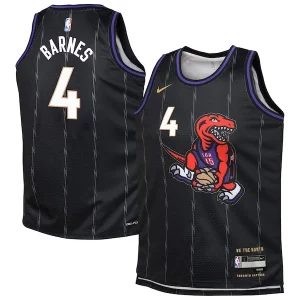 Meraviglioso Incantevole Scottie Barnes Toronto Raptors Nike Youth 2024/25 Swingman Player Jersey City Edition Black
