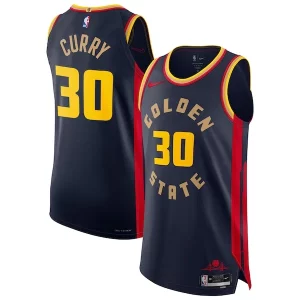 Accattivante Delizioso Stephen Curry Golden State Warriors Nike 2024/25 Authentic Player Jersey City Edition Navy