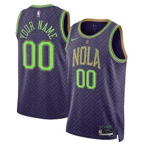 Comodo Raffinato Duraturo New Orleans Pelicans Nike Unisex 2024/25 Custom Swingman Jersey City Edition Purple