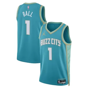 Moderno Meraviglioso LaMelo Ball Charlotte Hornets Jordan Brand Unisex 2023/24 Swingman Jersey Teal City Edition