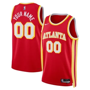 Ottimo Atlanta Hawks Nike Unisex Swingman Custom Jersey Red Icon Edition