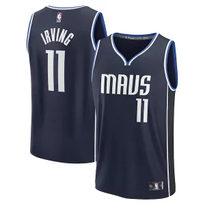 Stupendo Kyrie Irving Dallas Mavericks Fast Break Replica Player Jersey Statement Edition Navy