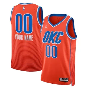 Fantastico Duraturo Oklahoma City Thunder Jordan Brand Unisex 2022/23 Swingman Custom Jersey Statement Edition Orange