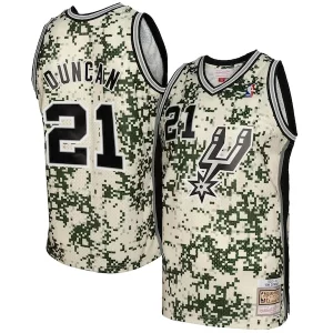 Elegante Tim Duncan San Antonio Spurs 2013/14 Swingman Jersey Camo