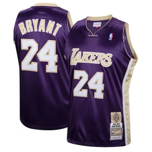 Sofisticato Classico Robusto Kobe Bryant Los Angeles Lakers Hall of Fame Class of 2020 #24 Authentic Hardwood Classics Jersey Purple/Gold