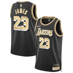 Duraturo LeBron James Los Angeles Lakers Nike Unisex Select Series Swingman Jersey聽鈥?Black