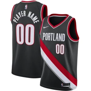 Bellissimo Portland Trail Blazers Nike 2020/21 Swingman Custom Jersey Icon Edition Black