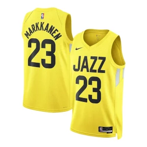 Stupendo Carino Lauri Markkanen Utah Jazz Nike Unisex Swingman Jersey Association Edition Gold