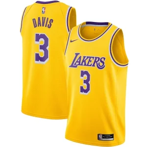 Cool Trendy Sofisticato Anthony Davis Los Angeles Lakers Nike Swingman Jersey Gold Icon Edition