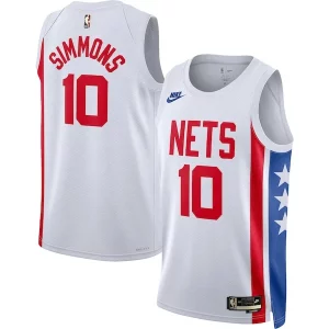 Carino Ben Simmons Brooklyn Nets Nike Swingman Jersey Classic Edition White
