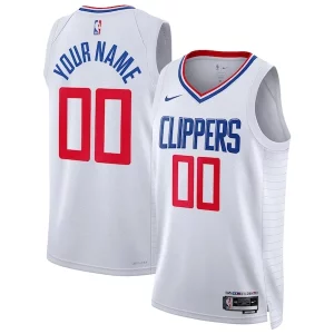 Prestigioso LA Clippers Nike Unisex Swingman Custom Jersey White Association Edition