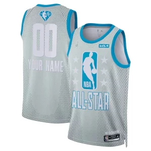 Accattivante Gorgeous Nike 2022 NBA All Star Game Swingman Custom Jersey Gray