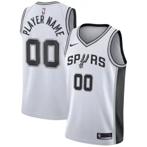 Attraente San Antonio Spurs Nike 2020/21 Swingman Custom Jersey Association Edition White