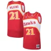 Classico Resistente Magnifico Dominique Wilkins Atlanta Hawks 1986/87 Hardwood Classics Swingman Jersey Red