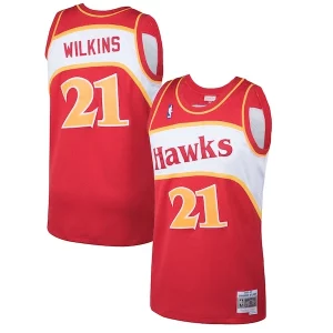 Classico Resistente Magnifico Dominique Wilkins Atlanta Hawks 1986/87 Hardwood Classics Swingman Jersey Red