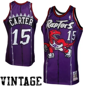 Gorgeous Vince Carter Toronto Raptors 1998/99 Throwback Authentic Jersey Purple