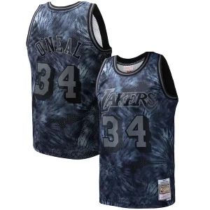 Classico Shaquille O'Neal Los Angeles Lakers Hardwood Classics 1996/97 Tie Dye Swingman Jersey Black