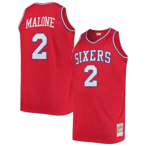 Bellissimo Incantevole Carino Moses Malone Philadelphia 76ers 1982/83 Big & Tall Hardwood Classics Swingman Jersey Red