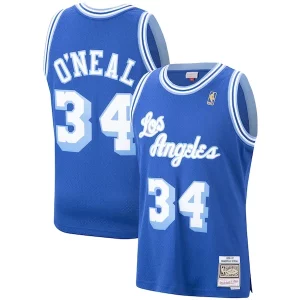 Elegante Attraente Shaquille O'Neal Los Angeles Lakers Hardwood Classics Swingman Jersey Royal/Purple/Gold