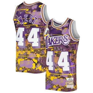 Cool Trendy Raffinato Jerry West Los Angeles Lakers 1971/72 Hardwood Classics Lunar New Year Swingman Jersey Purple