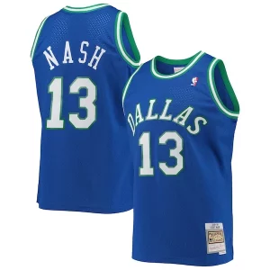Robusto Steve Nash Dallas Mavericks 1998/99 Hardwood Classics Swingman Jersey Blue