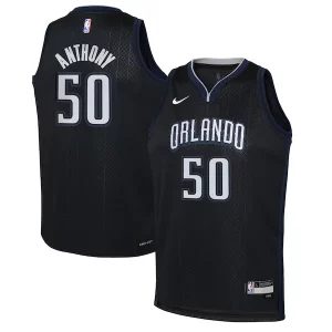 Moderno Robusto Attraente Cole Anthony Orlando Magic Nike Youth 2022/23 Swingman Jersey City Edition Black