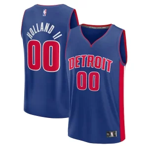 Elegante Meraviglioso Fantastico Ron Holland II Detroit Pistons Youth Fast Break Replica Player Jersey Icon Edition Blue