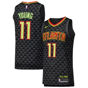 Meraviglioso Splendido Fantastico Trae Young Atlanta Hawks Nike Authentic Player Jersey Icon Edition Black