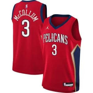 Meraviglioso Fantastico Cool C.J. McCollum New Orleans Pelicans Jordan Brand Youth Swingman Jersey Statement Edition Red