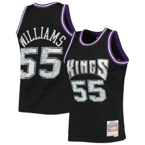 Delizioso Comodo Splendido Jason Williams Sacramento Kings 2000/01 Hardwood Classics NBA 75th Anniversary Diamond Swingman Jersey Black