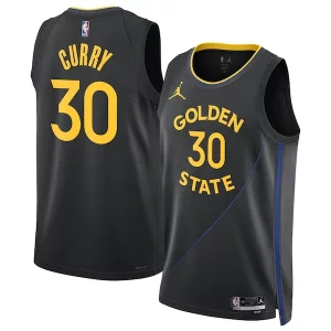 Trendy Pratico Stephen Curry Golden State Warriors Jordan Brand Unisex 2024/25 Swingman Jersey Statement Edition Black