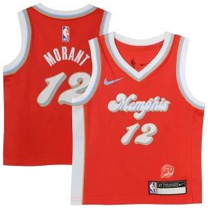 Accattivante Ja Morant Memphis Grizzlies Nike Toddler 2024/25 Swingman Player Jersey City Edition Red