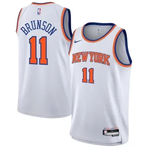 Gorgeous Stupendo Jalen Brunson New York Knicks Nike Youth Association Swingman Jersey White