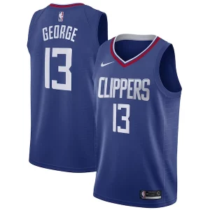 Versatile Paul George LA Clippers Nike 2019/20 Swingman Jersey Blue Icon Edition