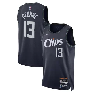 Fascinante Paul George LA Clippers Nike Unisex 2023/24 Swingman Jersey Navy City Edition