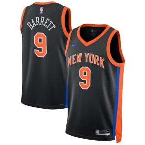 Splendido RJ Barrett New York Knicks Nike Unisex 2022/23 Swingman Jersey City Edition Black
