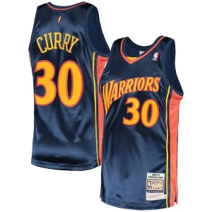 Lussuoso Fascinante Comodo Stephen Curry Golden State Warriors 2009/10 Hardwood Classics Authentic Jersey Navy